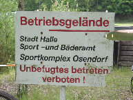 Hinweisschild